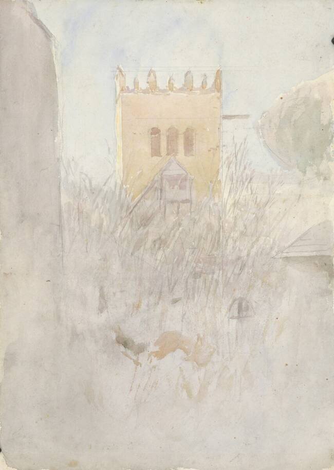 Belfry in Strážky II Laszlo Mednyanszky