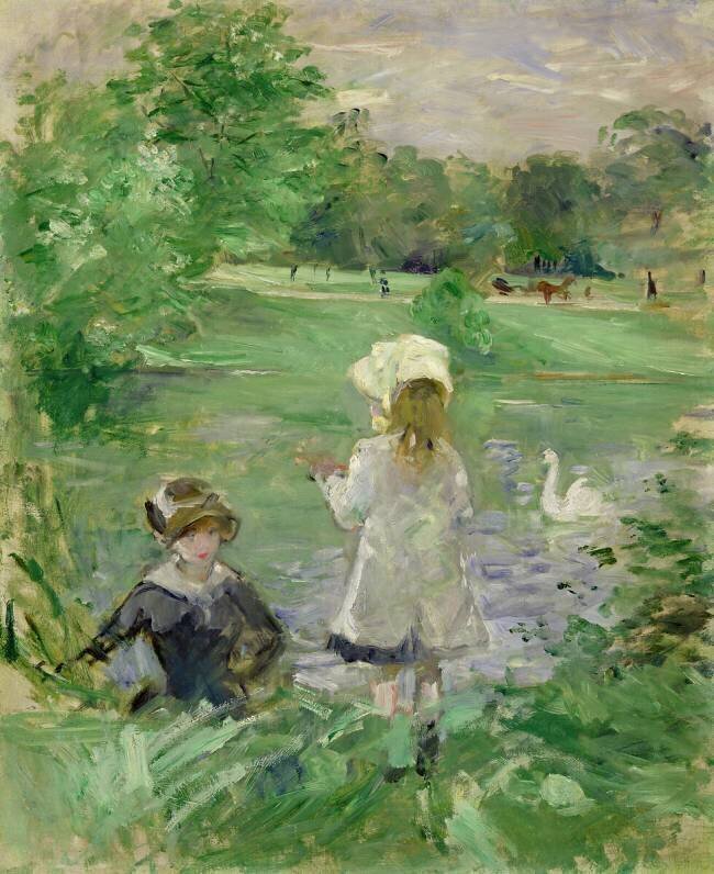 Beside a Lake Berthe Morisot