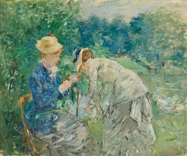 Au bois de Boulogne Berthe Morisot