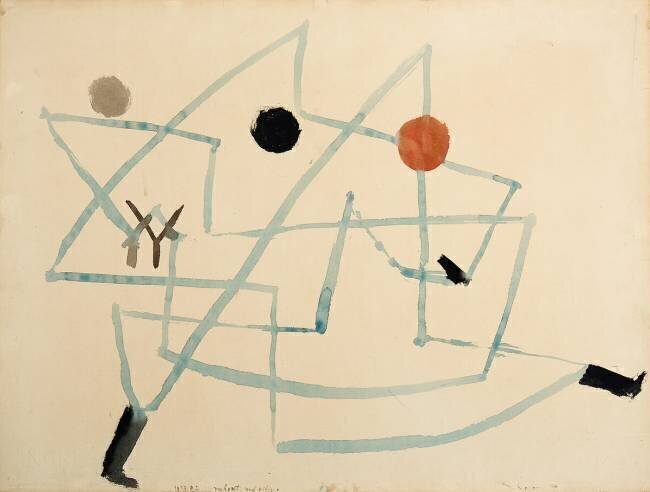 Bewitched and in a hurry Paul Klee