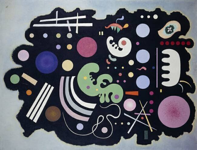 Black Patchwork Wassily Kandinsky