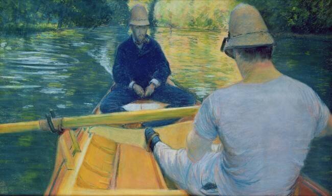 Boaters on the Yerres Gustave Caillebotte