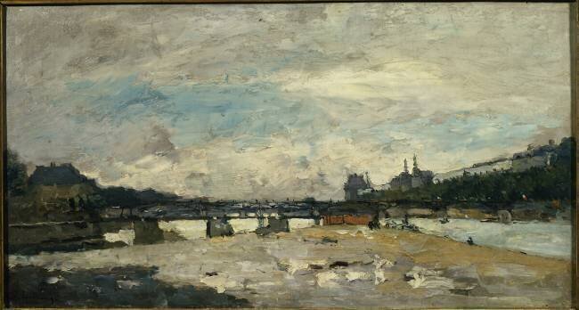 Bord de Seine à Paris, après l’orage Albert Lebourg