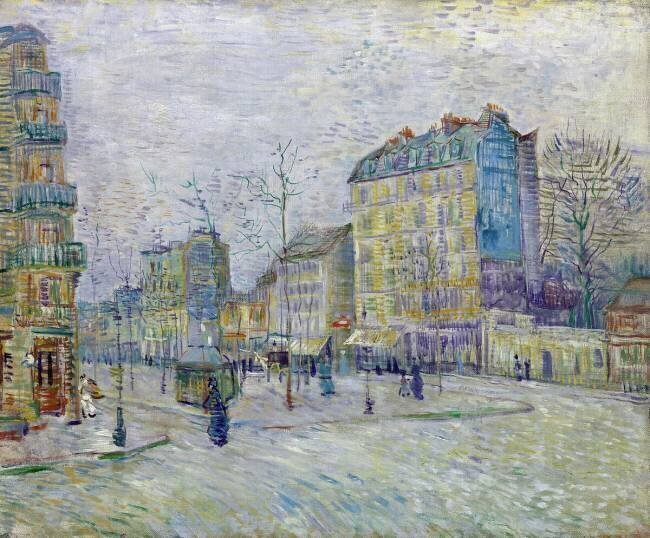 Boulevard de Clichy  Vincent van Gogh
