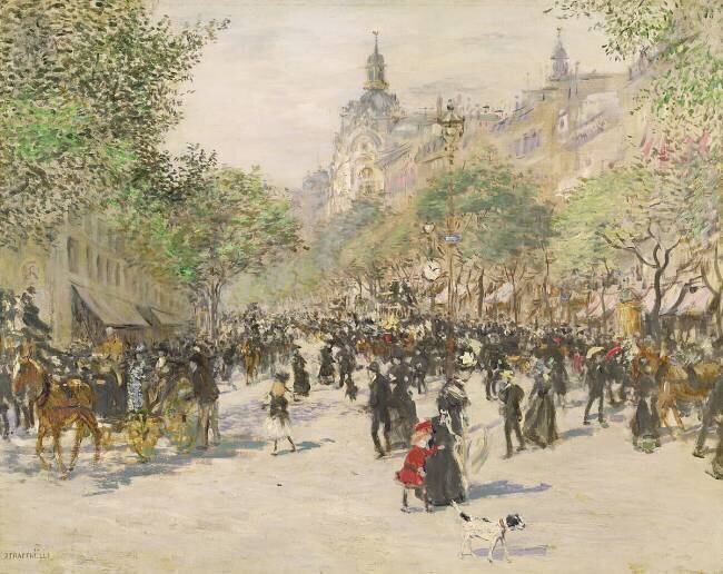 Boulevard Haussmann Jean-François Raffaelli
