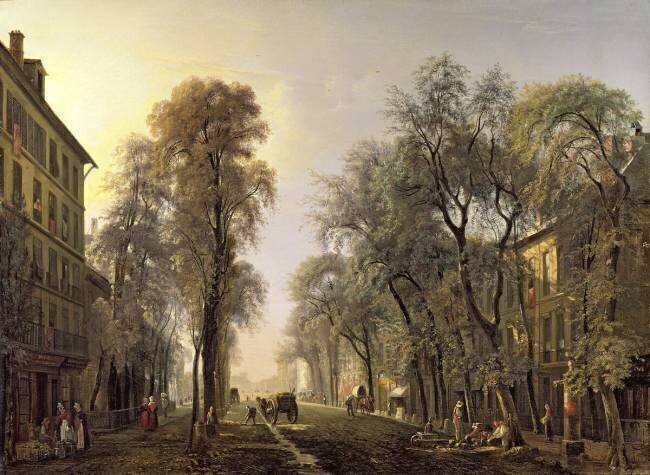 Boulevard Poissonniere in 1834 Isidore Dagnan