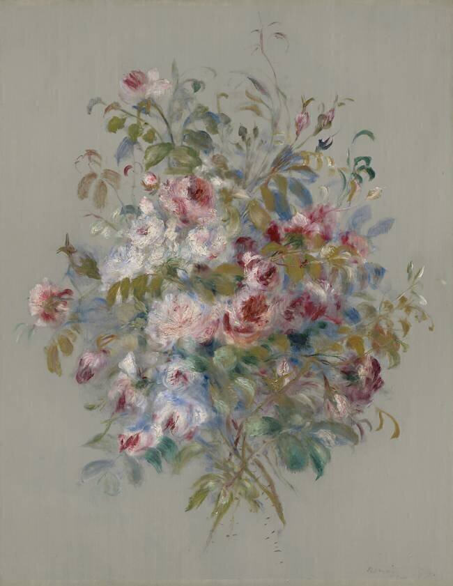 Bouquet of Roses Auguste Renoir