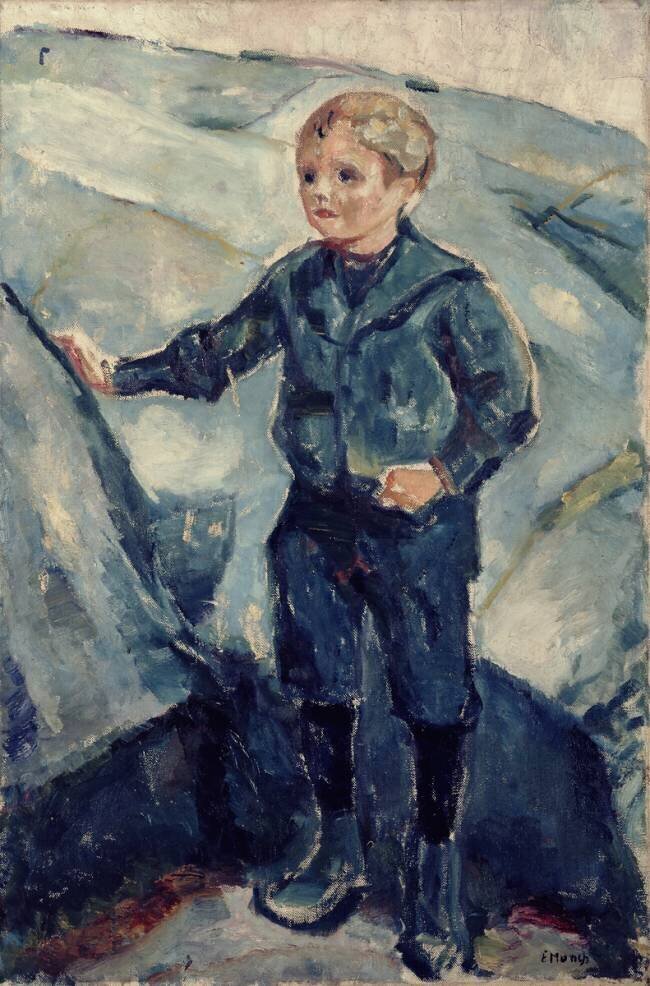 Boy in Blue Edvard Munch