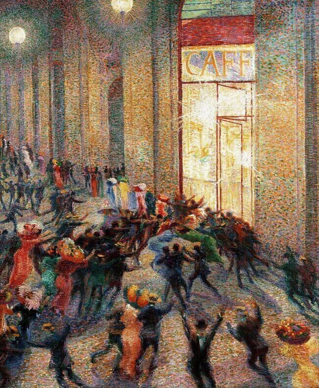 Brawl in Gallery Umberto Boccioni