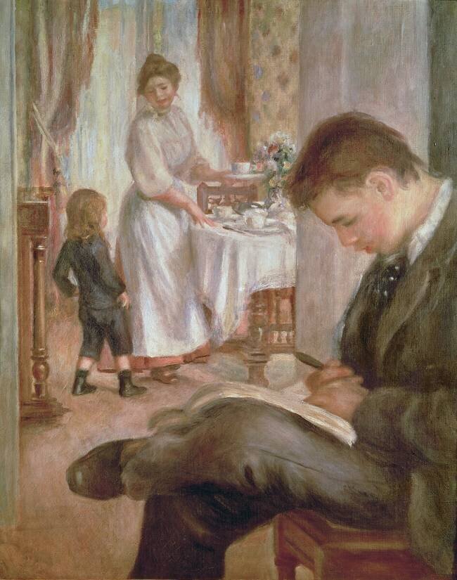 Breakfast at Berneval Auguste Renoir