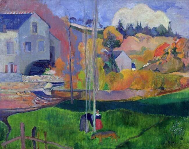 Brittany Landscape: the David Mill Paul Gauguin