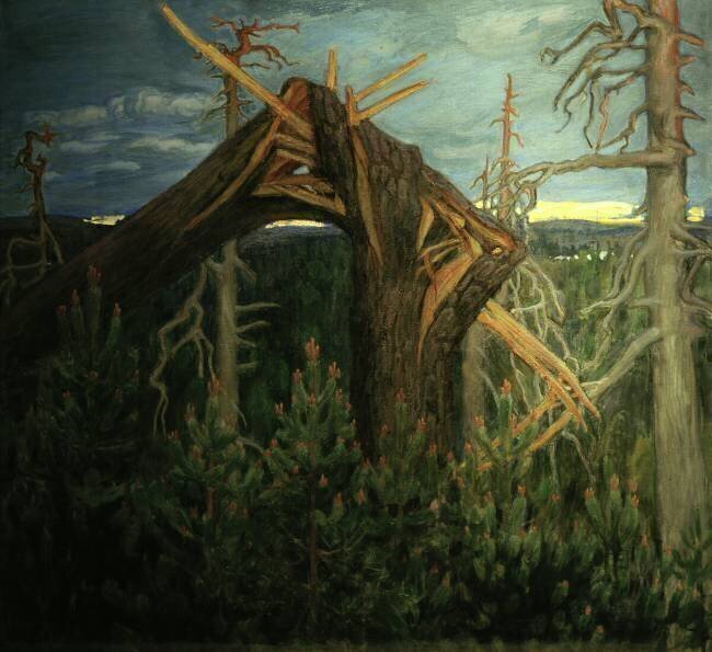 Broken pine Akseli Gallen-Kallela