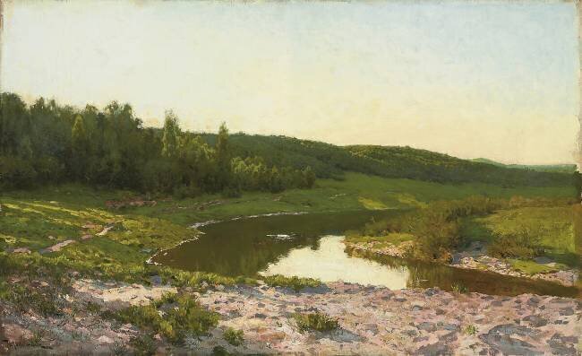 By the Water's Edge Isaac Levitan