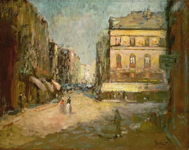 Café des Tribunaux Walter Richard Sickert