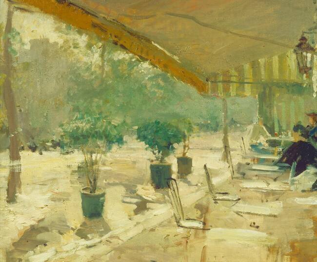 Café parisien Constantin Korovine