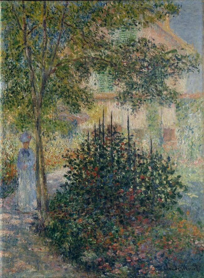 Camille Monet in the Garden at Argenteuil Claude Monet