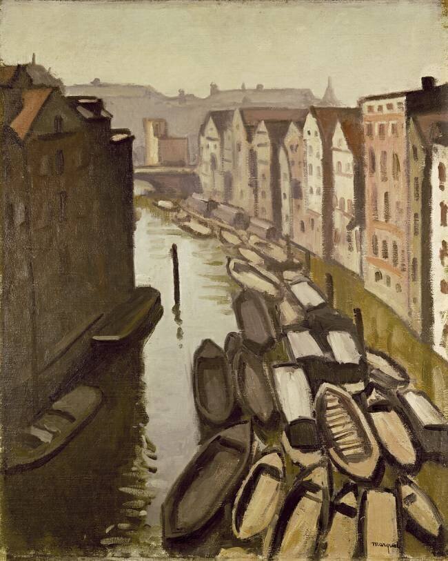 Canal à Hambourg Albert Marquet