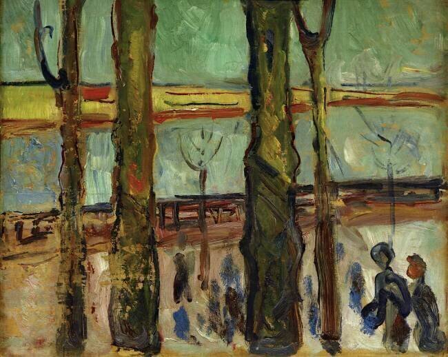 Canal in Warnemünde II Edvard Munch