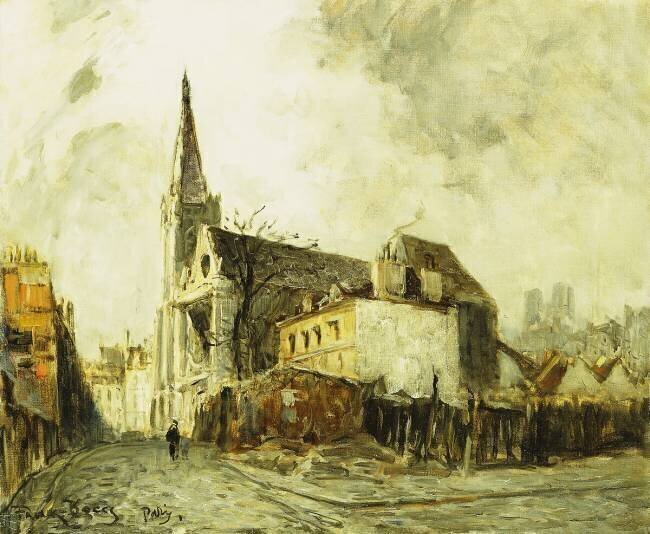 Cathedral in Paris Frank Myers Boggs