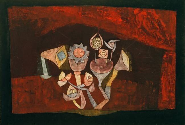 Cave Flowers Paul Klee