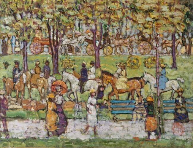 Central Park Maurice Brazil Prendergast