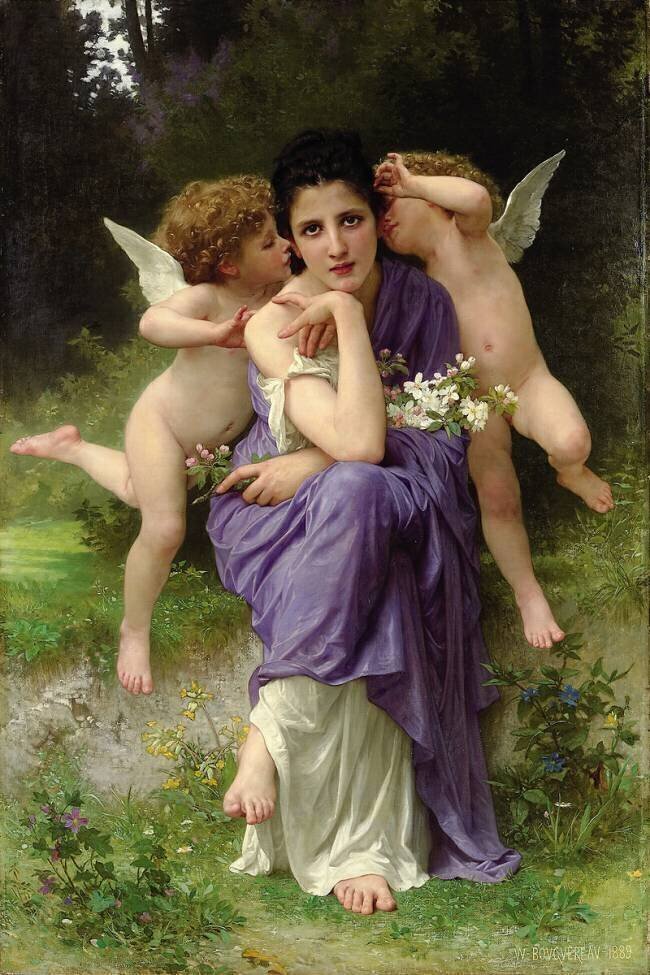 Chansons de Printemps William Bouguereau