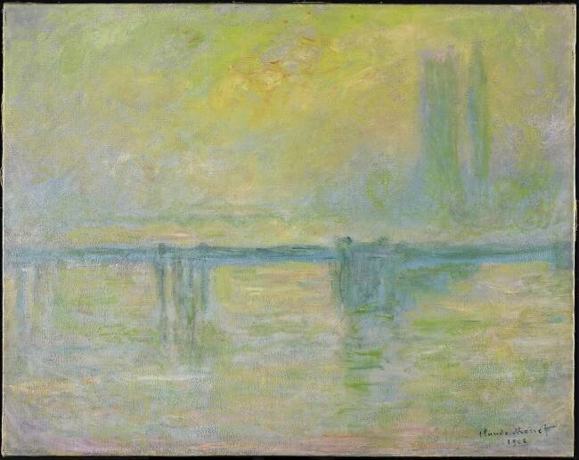 Charing Cross Bridge: Fog Claude Monet
