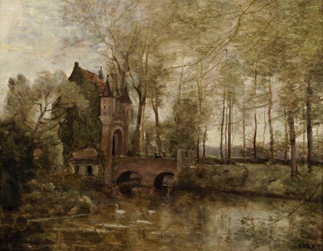Château de Wagnouville Jean-Baptiste Camille Corot