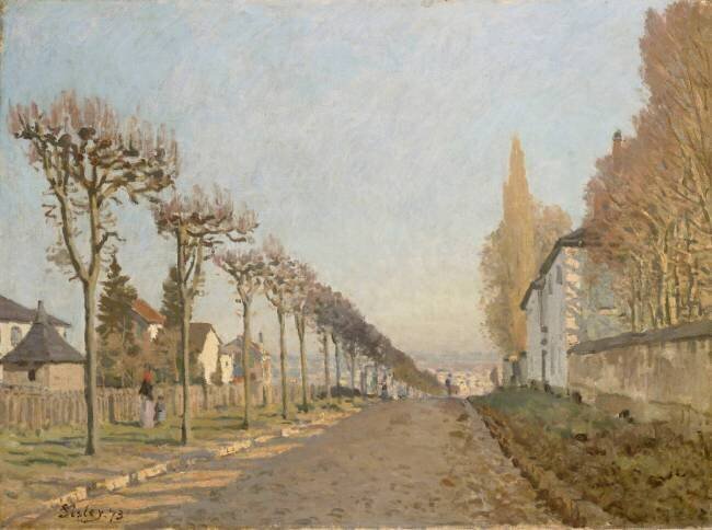 Chemin de la Machine, Louveciennes Alfred Sisley