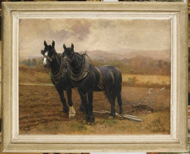 Chevaux de labour du Shropshire (Angleterre) Gustave Neymark