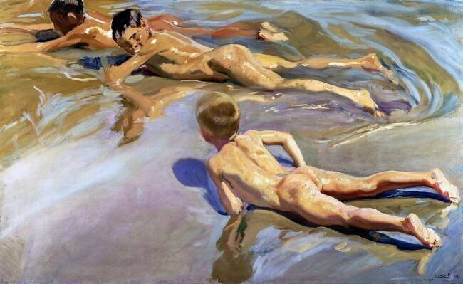 Children on the Beach Joaquin Sorolla y Bastida