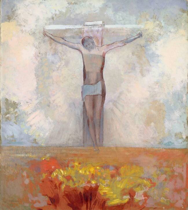 Christ en croix Odilon Redon