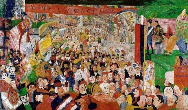 Christ's Triumphant Entry into Brussels James Ensor