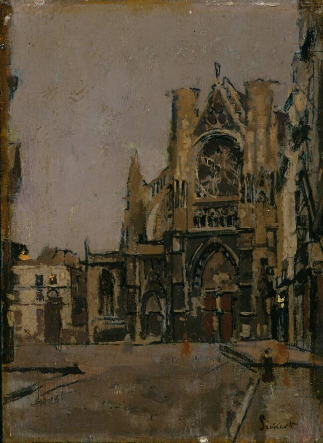 Church of St Jacques Walter Richard Sickert