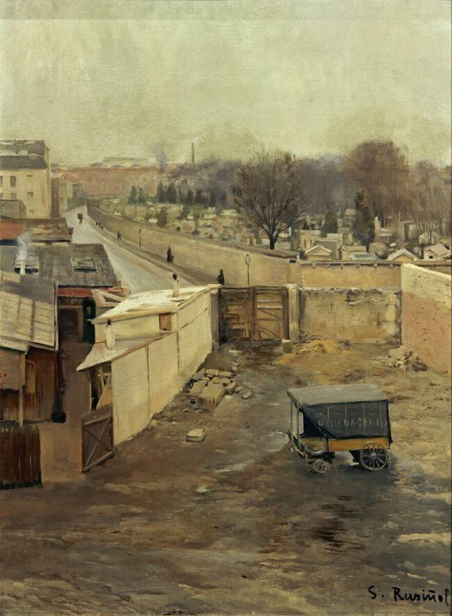 Cimetière Montmartre Santiago Rusiñol