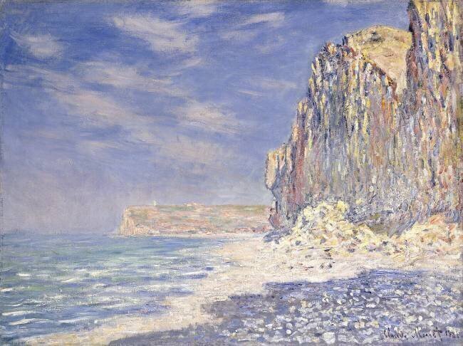 Cliffs near Fecamp Claude Monet