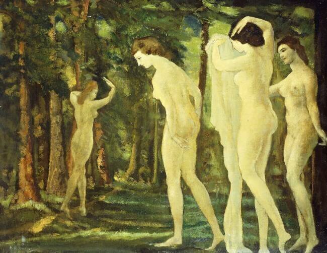 Cloud of Change Arthur Bowen Davies