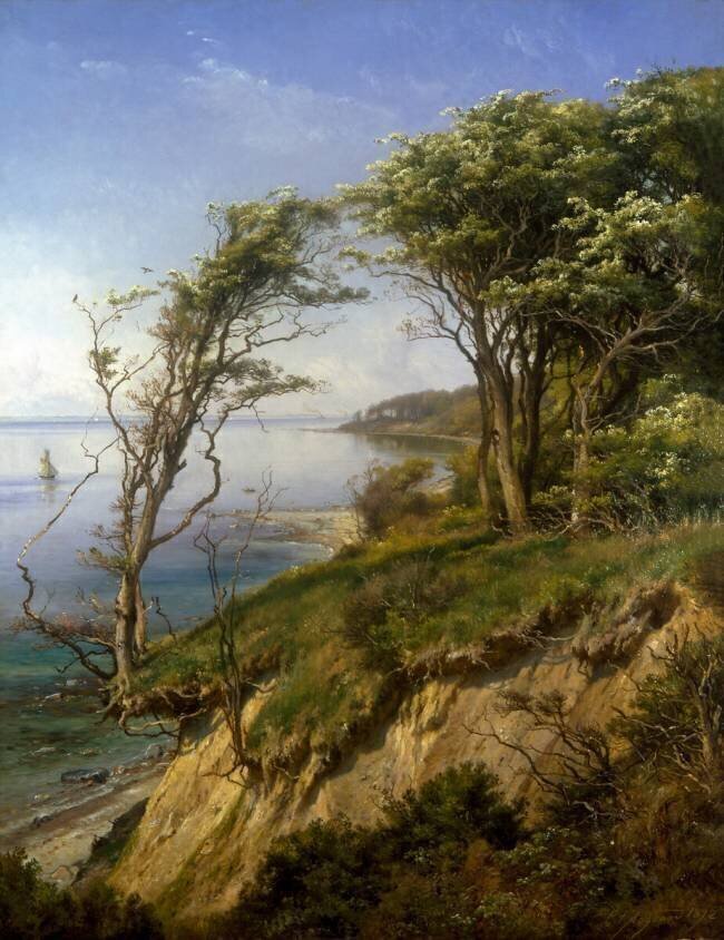 Coastal landscape  Carl Frederick Aagaard