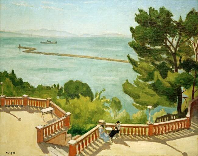 Coin de Terrasse à l’Estaque Albert Marquet