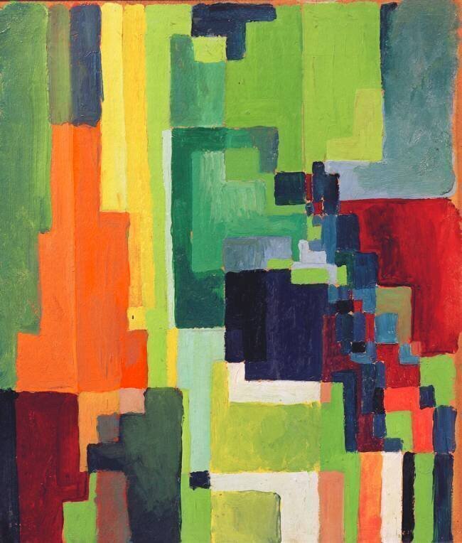 Coloured Shapes II August Macke