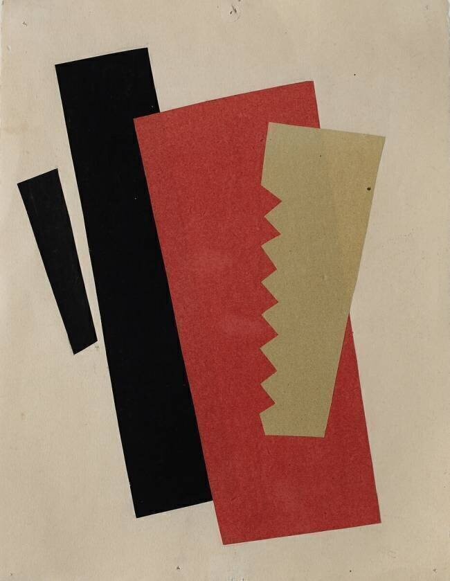 Composition (Red-Black-Gold) Lioubov Popova