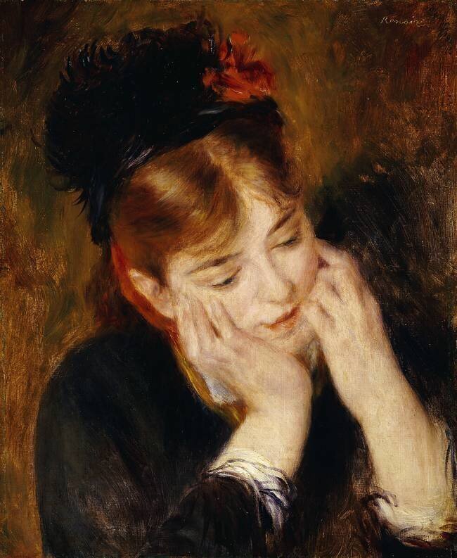 Contemplation Auguste Renoir