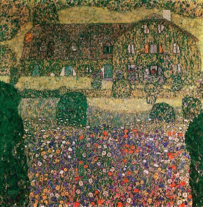 Country House by the Attersee Gustav Klimt