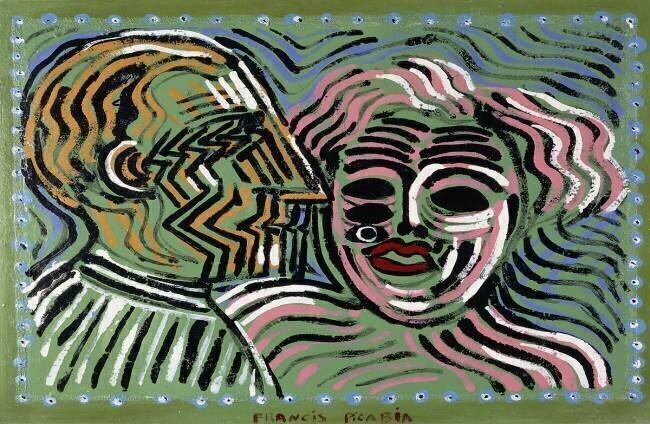 Couple at Marcel Duchamp's Profile, 1924 Francis Picabia
