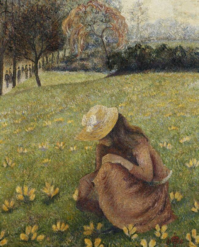 Crocuses Lucien Pissarro