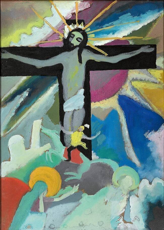 Crucified Christ Wassily Kandinsky