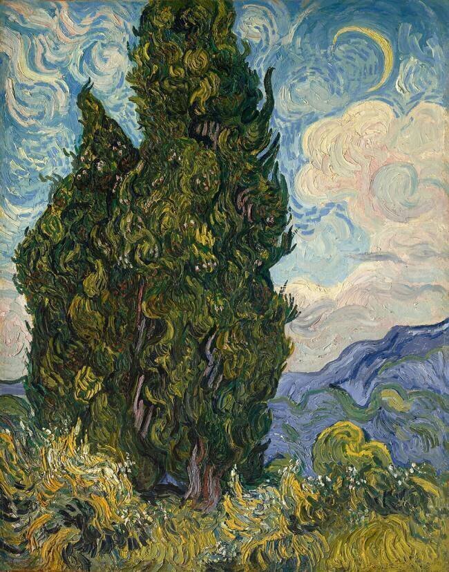 Cypresses Vincent van Gogh