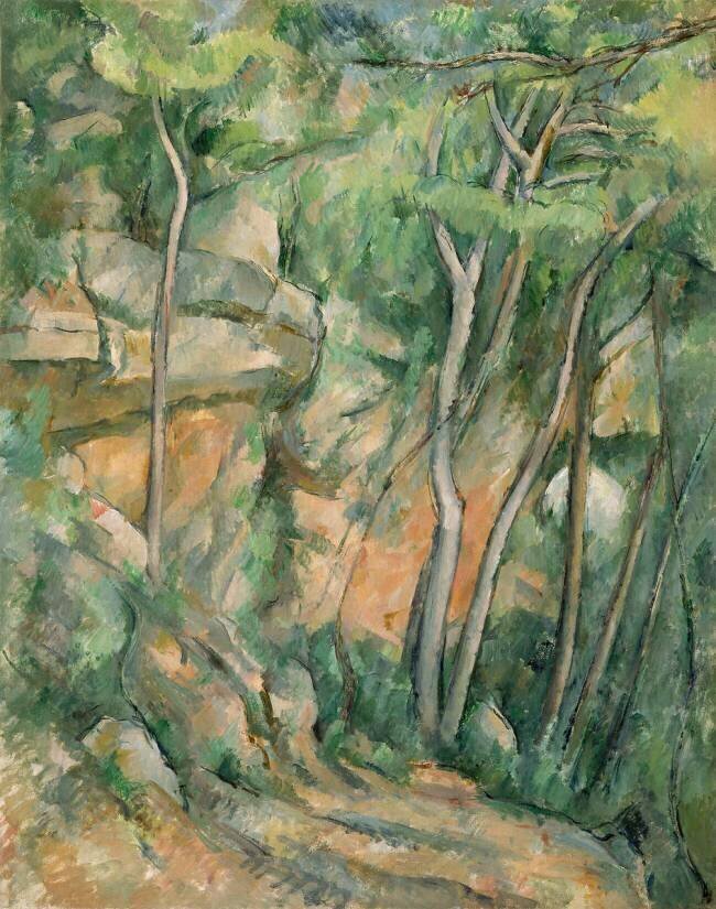 Dans le parc de Château-Noir Paul Cézanne