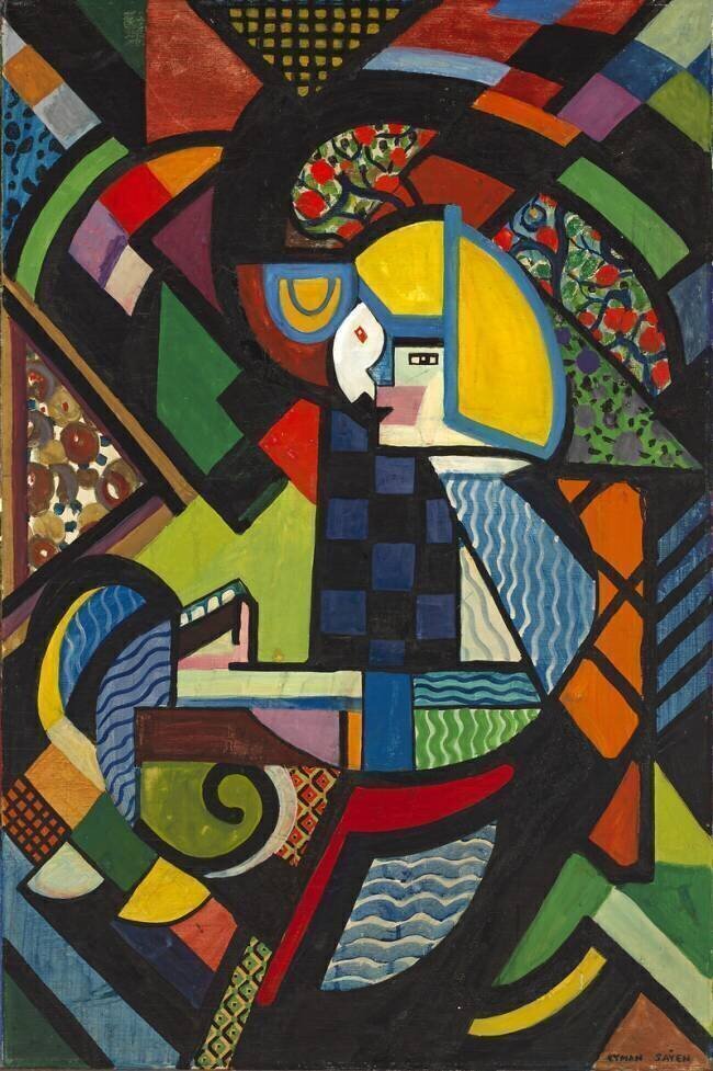 Daughter in a Rocker Henry Lyman Säyen