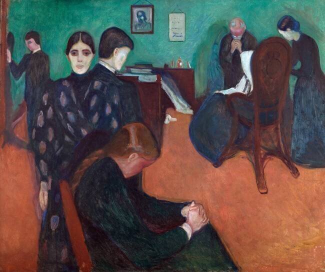 Death in the Sickroom Edvard Munch